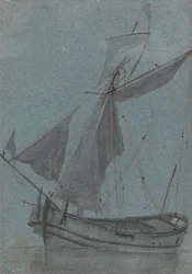 Une barge côtière